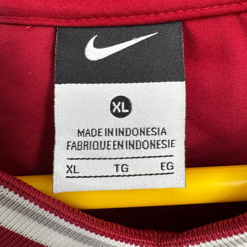NIKE Alabama Crimson Tide V-Neck Windbreaker w/ Center Swoosh VTG - Size XL - Picture 5 of 5